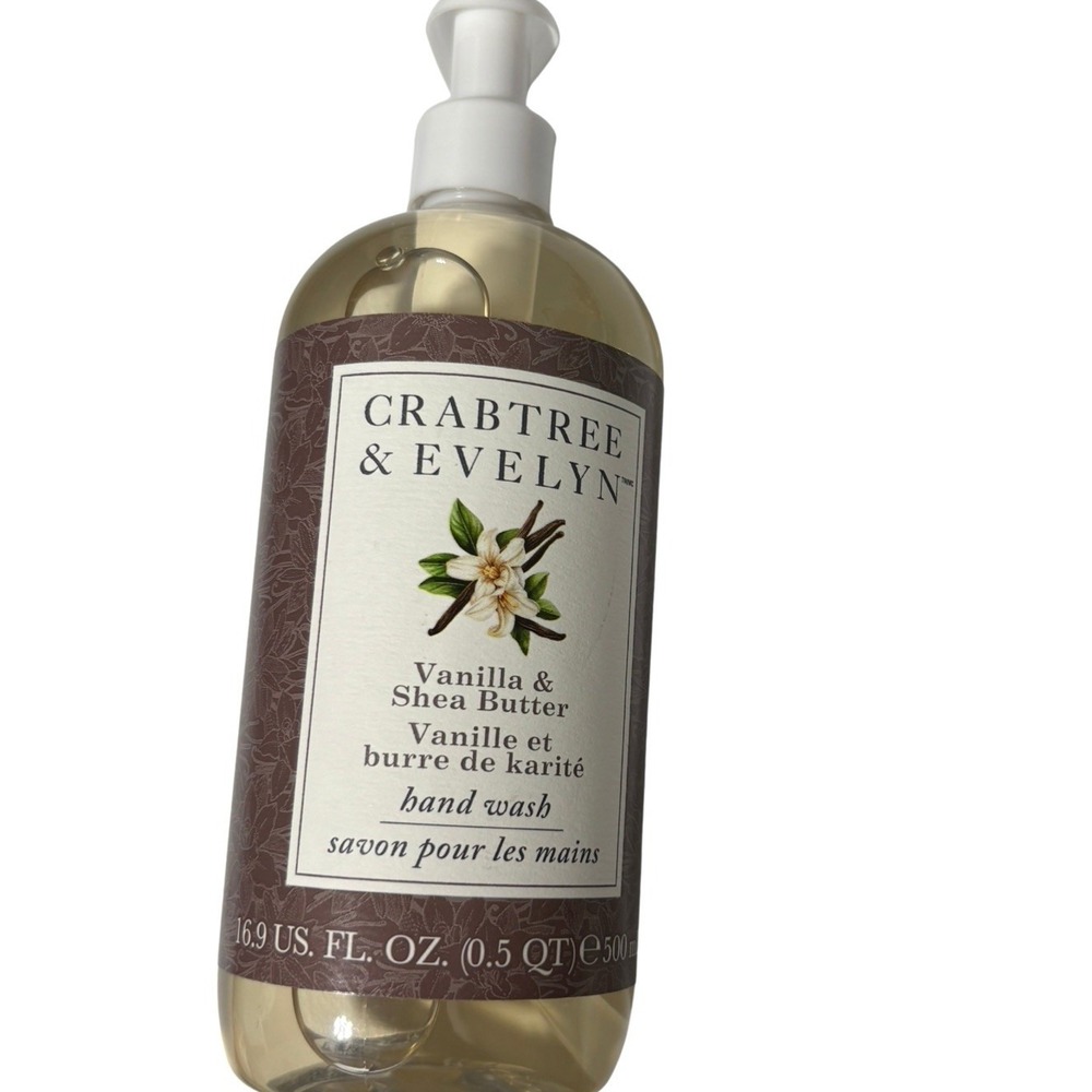 Crabtree & Evelyn Vanilla Shea Butter Hand Wash 16.9 OZ with Pump